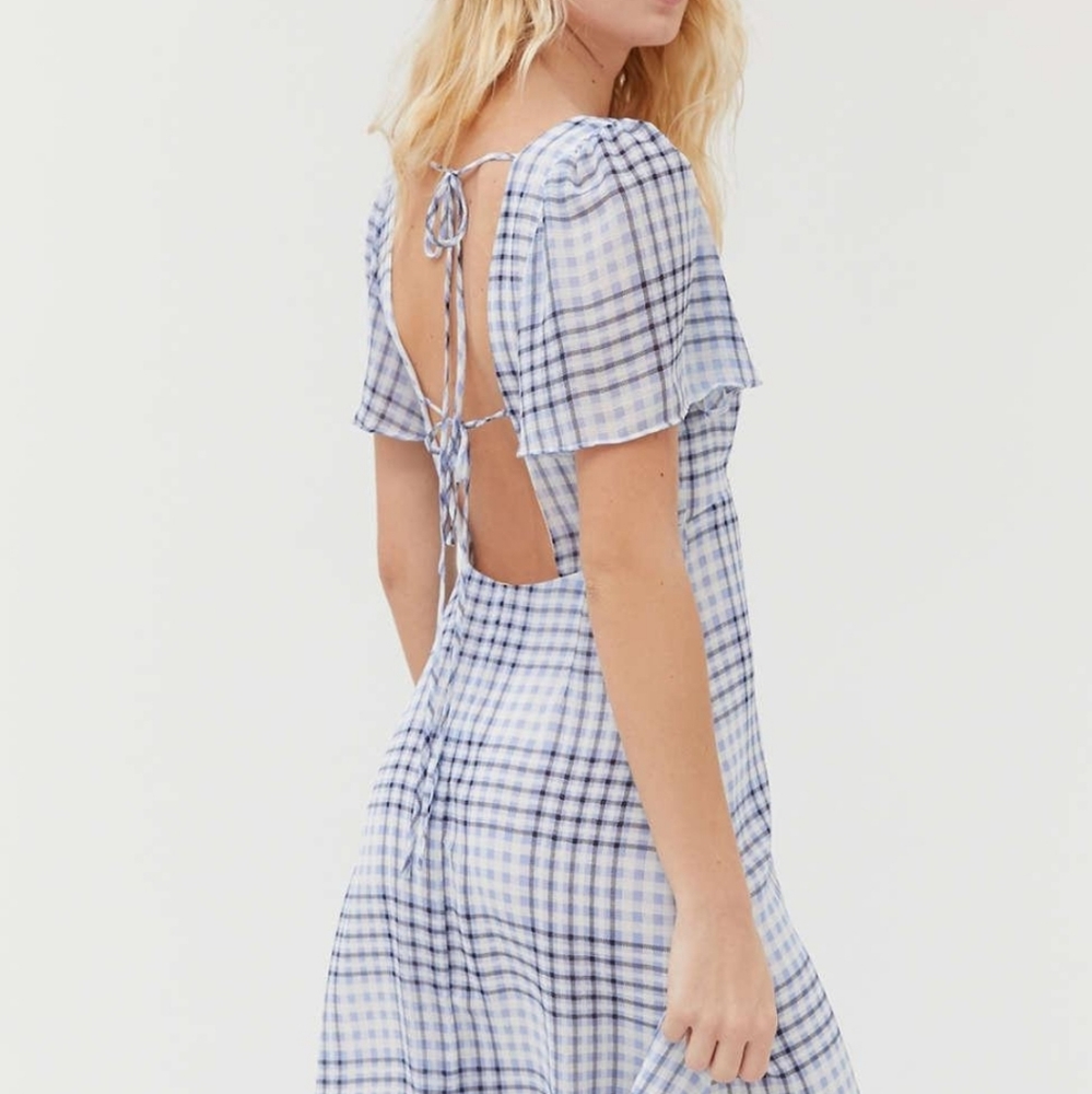 Urban Outfitters spring showers chiffon dress